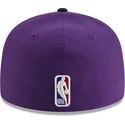 casquette-plate-violette-et-noire-ajustee-59fifty-statement-los-angeles-lakers-nba-new-era