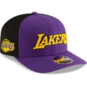 los-angeles-lakers-nba-9seventy-statement-stretch-snap-violett-schwarz-snapback-kappe-von-new-era