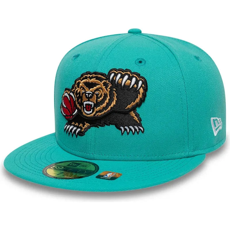 gron-fladskaerm-59fifty-classic-memphis-grizzlies-nba-kasket-fra-new-era