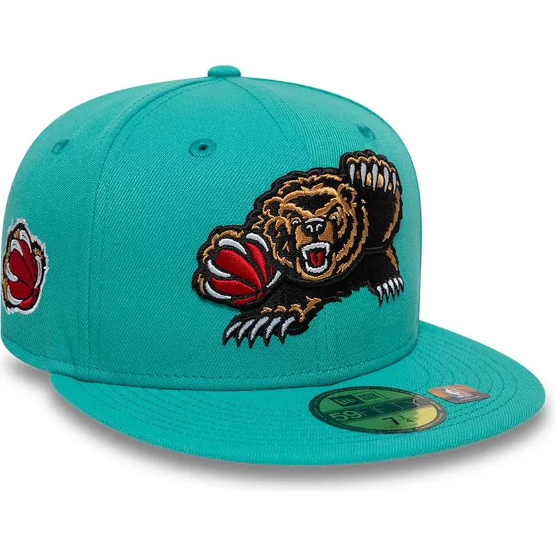 gron-fladskaerm-59fifty-classic-memphis-grizzlies-nba-kasket-fra-new-era