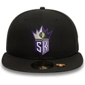 casquette-plate-noire-ajustee-59fifty-classic-sacramento-kings-nba-new-era