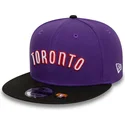 new-era-flat-brim-9fifty-classic-toronto-raptors-nba-purple-and-black-snapback-cap