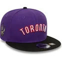 casquette-plate-violette-et-noire-snapback-9fifty-classic-toronto-raptors-nba-new-era