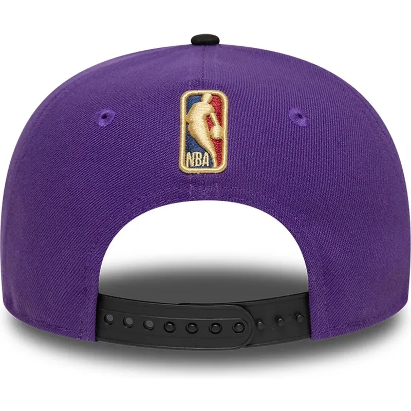 violette-und-schwarze-flache-snapback-kappe-9fifty-classic-der-toronto-raptors-nba-von-new-era