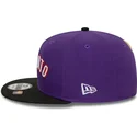 violette-und-schwarze-flache-snapback-kappe-9fifty-classic-der-toronto-raptors-nba-von-new-era