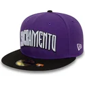 casquette-plate-violette-et-noire-ajustee-59fifty-classic-sacramento-kings-nba-new-era