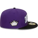 59fifty-classic-lilla-og-sort-justerbar-fladskygget-kasket-fra-sacramento-kings-nba-af-new-era