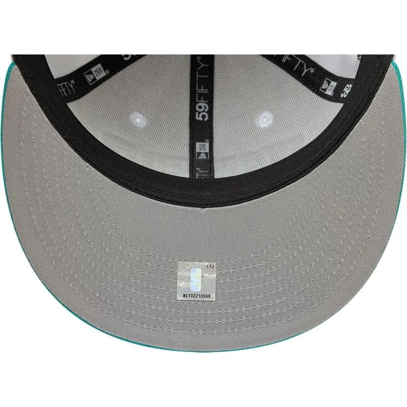 hvid-og-gron-fladskygget-59fifty-classic-memphis-grizzlies-nba-kasket-fra-new-era