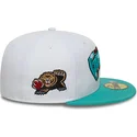 hvid-og-gron-fladskygget-59fifty-classic-memphis-grizzlies-nba-kasket-fra-new-era