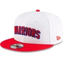 shapka-ploska-chervena-snapbek-9fifty-classic-na-golden-state-warriors-nba-ot-new-era