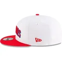 shapka-ploska-chervena-snapbek-9fifty-classic-na-golden-state-warriors-nba-ot-new-era