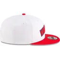 shapka-ploska-chervena-snapbek-9fifty-classic-na-golden-state-warriors-nba-ot-new-era