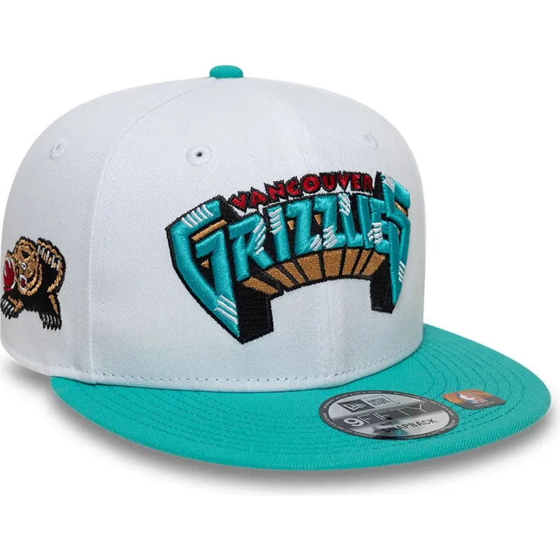 shapka-ploska-zelena-snapbek-9fifty-classic-na-memphis-grizzlies-nba-ot-new-era