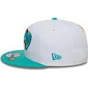 weisse-und-grune-flache-snapback-kappe-9fifty-classic-der-memphis-grizzlies-nba-von-new-era