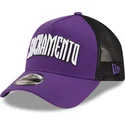 violett-schwarze-trucker-kappe-a-frame-classic-der-sacramento-kings-nba-von-new-era