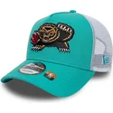 grune-und-weisse-trucker-kappe-a-frame-classic-der-memphis-grizzlies-nba-von-new-era