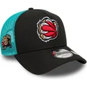 schwarze-und-grune-trucker-kappe-a-frame-classic-der-memphis-grizzlies-nba-von-new-era