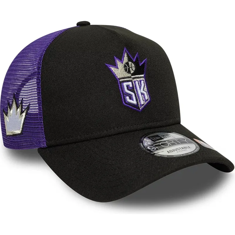 shapka-izvita-traker-cherna-snapbek-a-frame-classic-na-sacramento-kings-nba-ot-new-era