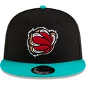 casquette-plate-noire-et-verte-snapback-9fifty-classic-memphis-grizzlies-nba-new-era