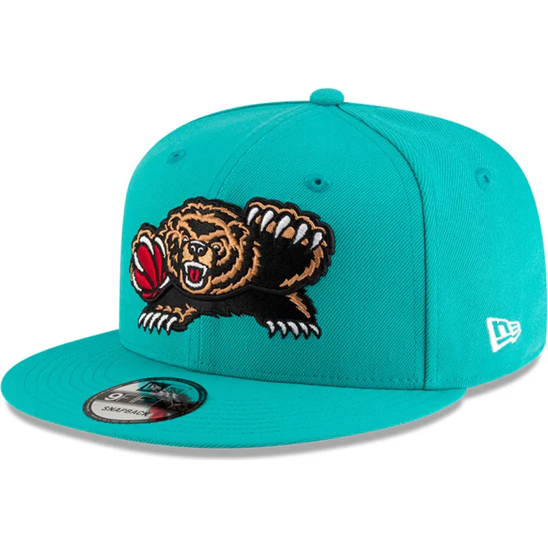 shapka-ploska-zelena-snapbek-9fifty-classic-na-memphis-grizzlies-nba-ot-new-era