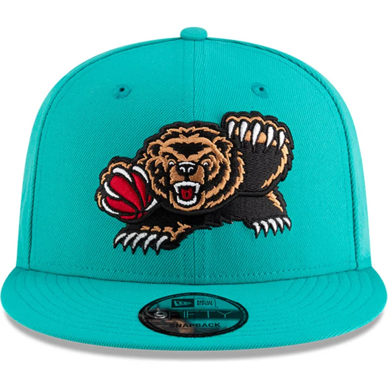shapka-ploska-zelena-snapbek-9fifty-classic-na-memphis-grizzlies-nba-ot-new-era