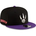 casquette-plate-noire-et-violette-snapback-9fifty-classic-toronto-raptors-nba-new-era