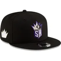 schwarze-snapback-flat-cap-9fifty-classic-der-sacramento-kings-nba-von-new-era