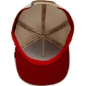 casquette-trucker-rouge-et-blanche-chien-rottweiler-bad-shleather-boy-the-farm-goorin-bros