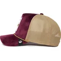 casquette-trucker-violette-abeille-amethyst-queen-the-farm-jewel-tones-goorin-bros