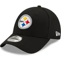 shapka-izvita-cherna-reguliruem-9forty-the-league-na-pittsburgh-steelers-nfl-ot-new-era