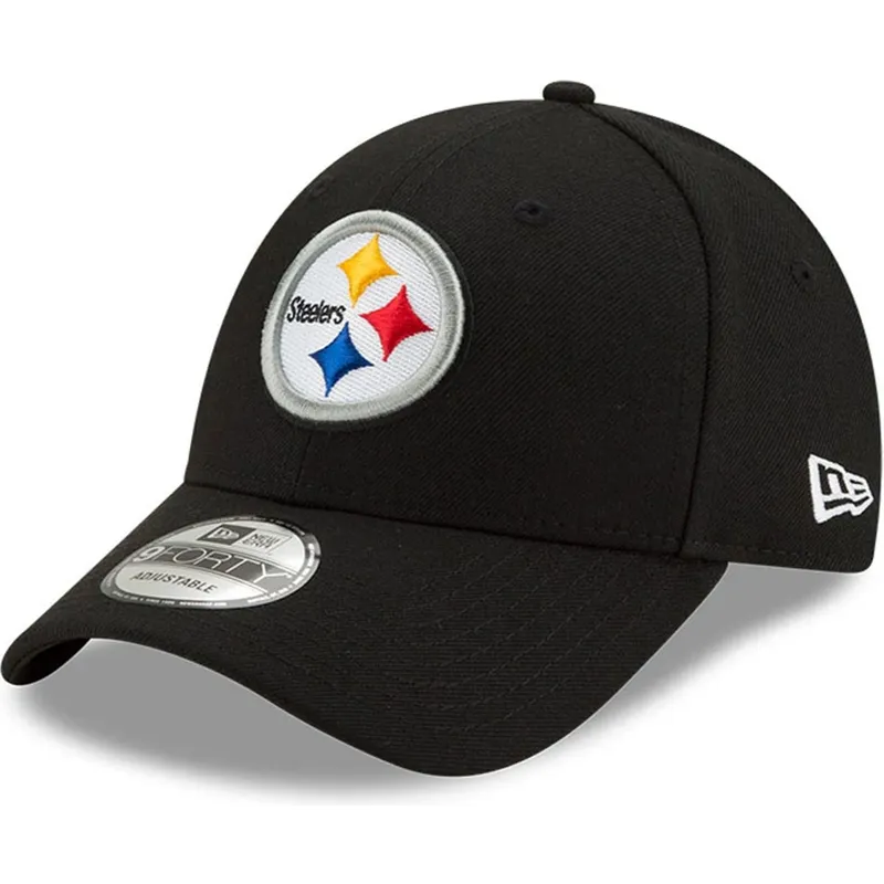shapka-izvita-cherna-reguliruem-9forty-the-league-na-pittsburgh-steelers-nfl-ot-new-era