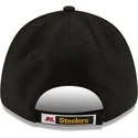 sort-justerbar-9forty-the-league-kasket-fra-pittsburgh-steelers-nfl-fra-new-era