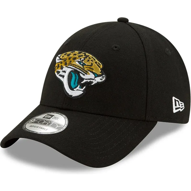 schwarze-verstellbare-gebogene-kappe-9forty-the-league-der-jacksonville-jaguars-nfl-von-new-era