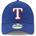 shapka-izvita-sinya-reguliruem-9forty-the-league-na-texas-rangers-mlb-ot-new-era