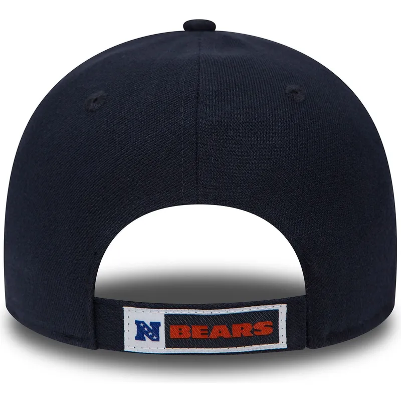 justerbar-marinebla-buet-kasket-9forty-the-league-fra-chicago-bears-nfl-fra-new-era