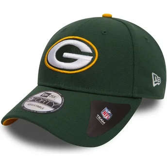 Grüne verstellbare Curved Cap 9FORTY The League der Green Bay Packers NFL von New Era