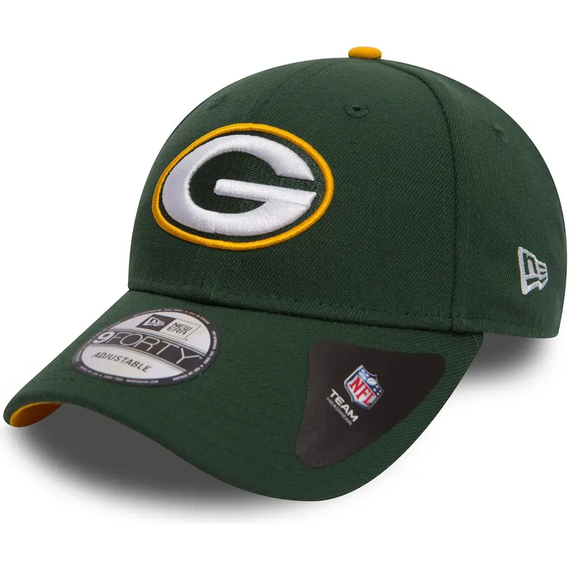 shapka-izvita-zelena-reguliruem-9forty-the-league-na-green-bay-packers-nfl-ot-new-era