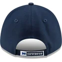 new-era-curved-brim-9forty-the-league-dallas-cowboys-nfl-adjustable-cap-weiss-und-marineblau