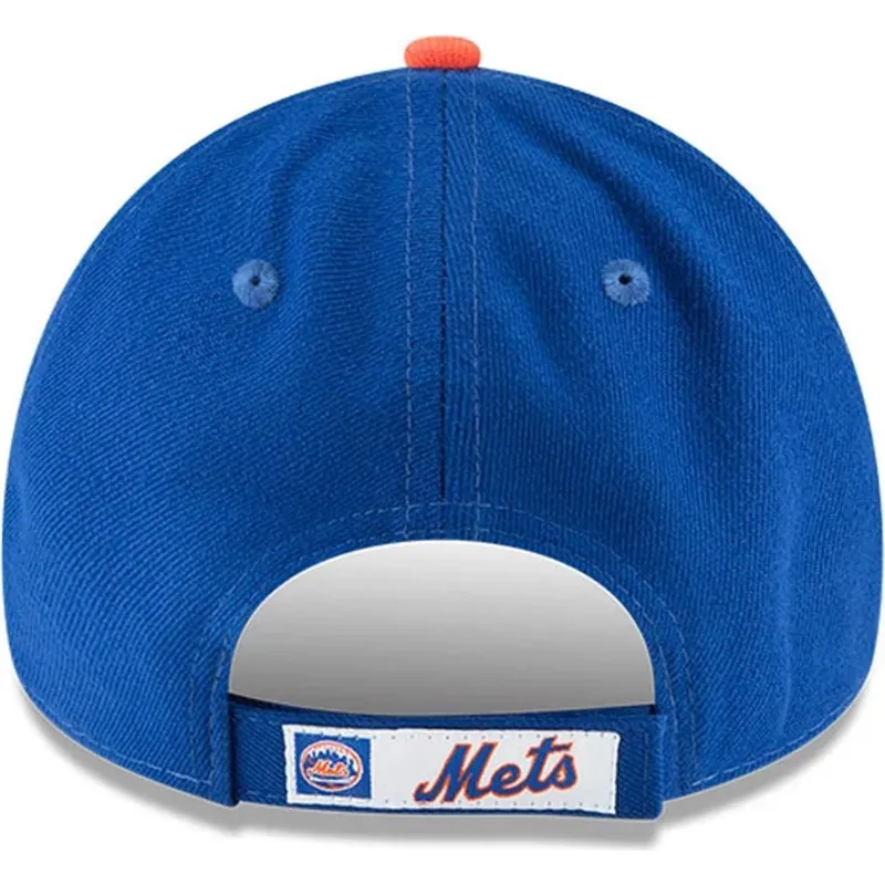 justerbar-bla-kurvet-kasket-9forty-the-league-fra-new-york-mets-mlb-fra-new-era