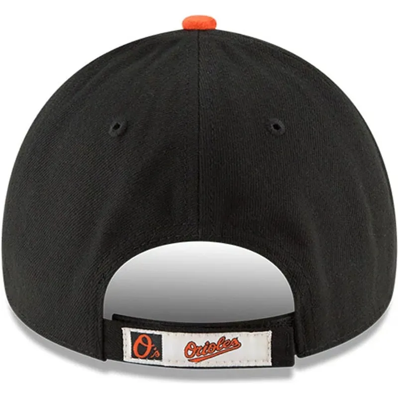 shapka-izvita-byala-reguliruem-9forty-the-league-na-baltimore-orioles-mlb-ot-new-era
