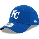 bla-justerbar-kurvet-kasket-9forty-the-league-fra-kansas-city-royals-mlb-fra-new-era