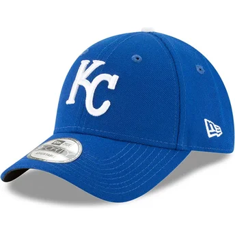 New Era Curved Brim 9FORTY The League Kansas City Royals MLB Adjustable Cap blau