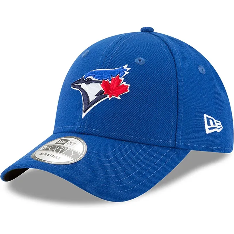 bla-justerbar-kurvet-kasket-9forty-the-league-fra-toronto-blue-jays-mlb-fra-new-era