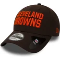 brun-justerbar-9forty-the-league-cleveland-browns-nfl-kasket-fra-new-era
