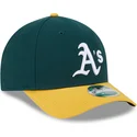shapka-izvita-zelena-snapbek-9forty-m-crown-player-replica-na-oakland-athletics-mlb-ot-new-era