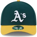 shapka-izvita-zelena-snapbek-9forty-m-crown-player-replica-na-oakland-athletics-mlb-ot-new-era