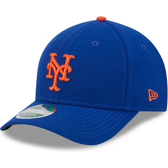 New Era Извита Козирка 9FORTY M-Crown Player Replica New York Mets MLB Синя Snapback Шапка