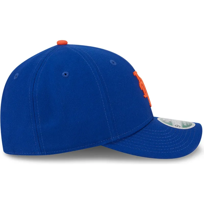 bla-kurvet-snapback-kasket-9forty-m-crown-player-replica-fra-new-york-mets-mlb-fra-new-era