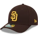 san-diego-padres-mlb-new-era-9forty-m-crown-player-replica-brun-buet-snapback-kasket