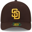 san-diego-padres-mlb-new-era-9forty-m-crown-player-replica-brun-buet-snapback-kasket
